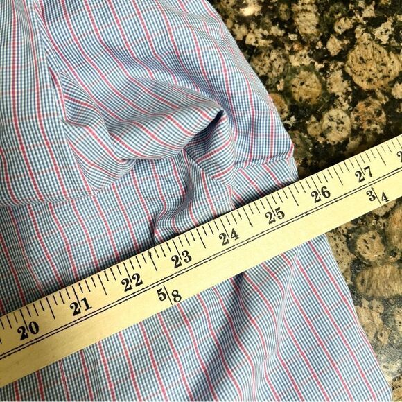 Peter Millar Long Sleeve Button Down Seaside Finish Men’s Size XL 100% Cotton - Picture 4 of 5